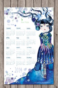 Nicole Piar Ghostkitten 2013 Calendar